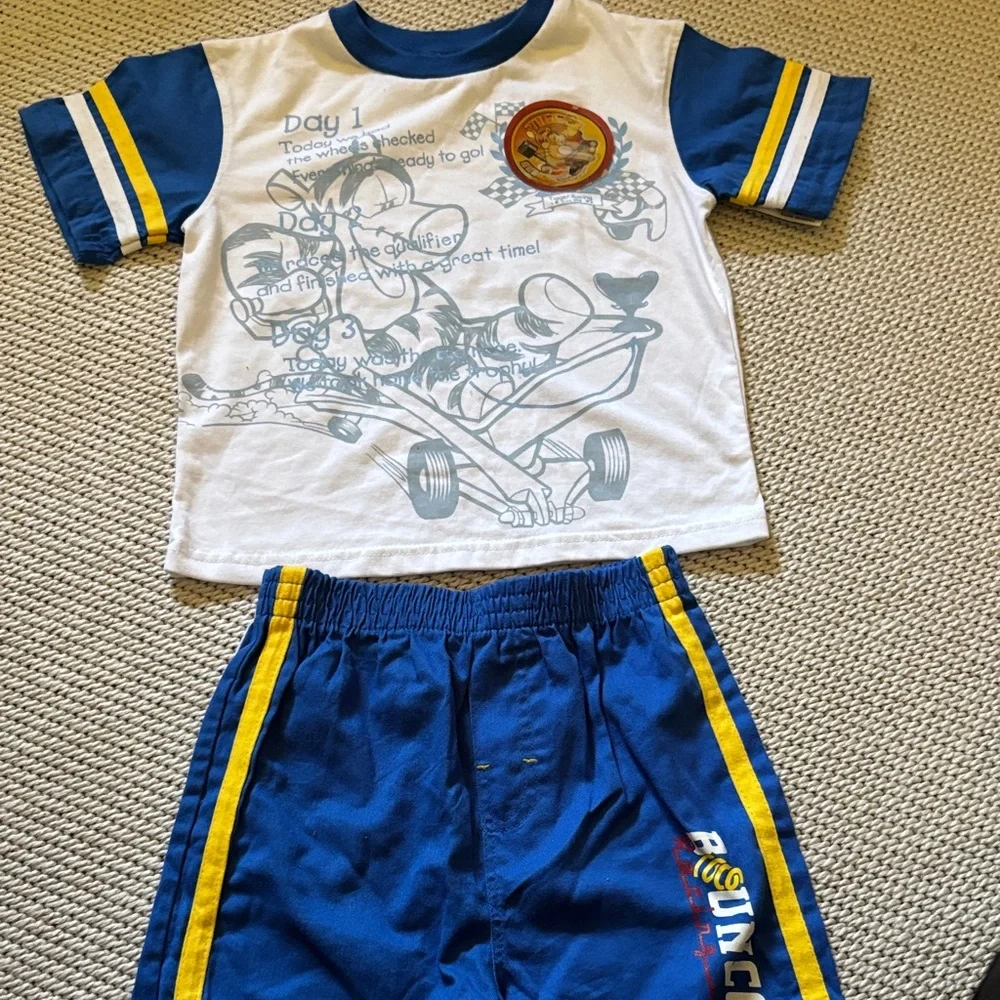 Outfit Tigger Motors toddler boys size 4T new 60% cotton 40% polyester